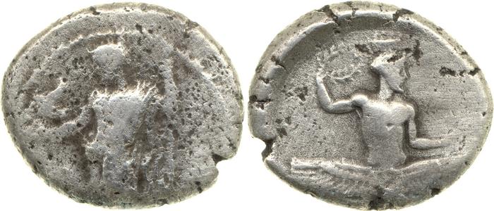 реверс Tiribazus Soli (Pompeiopolis) Babelon 1910 581