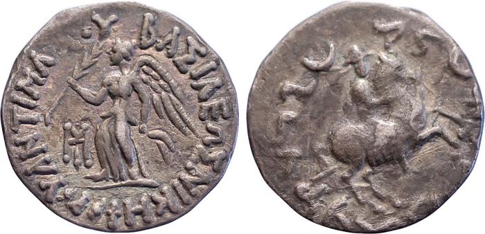 аверс Bactrian and Indo-Greek Coinage Antimachus II 1.3