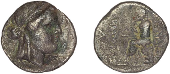 реверс Smyrna Milne 1914 Series 3 drachms