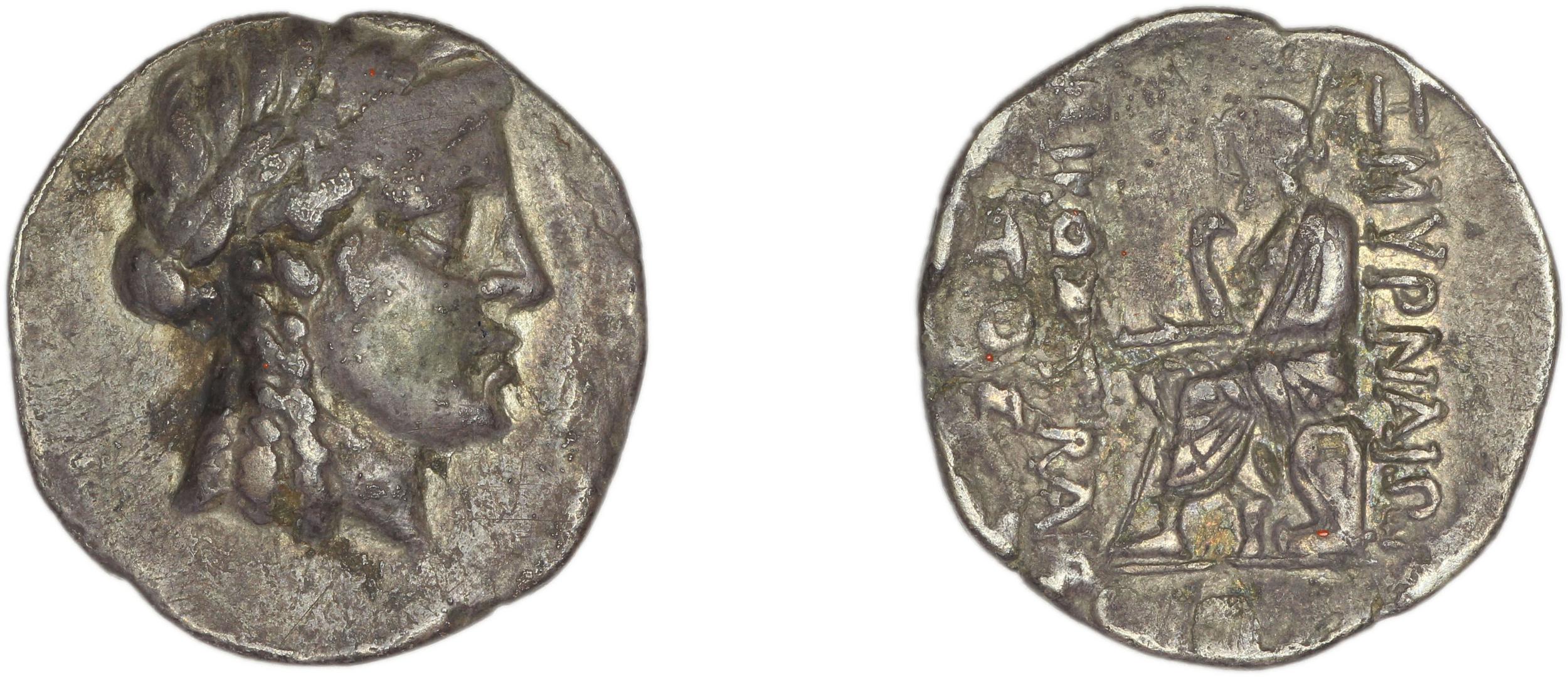 аверс Smyrna Milne 1914 Series 2 drachms