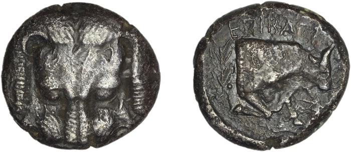 реверс Samos Barron 1966 Class VIII tetradrachms