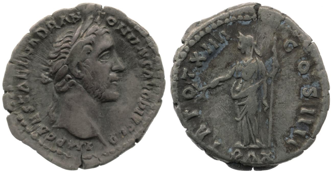 RIC III Antoninus Pius 200c, аверс, Британский музей