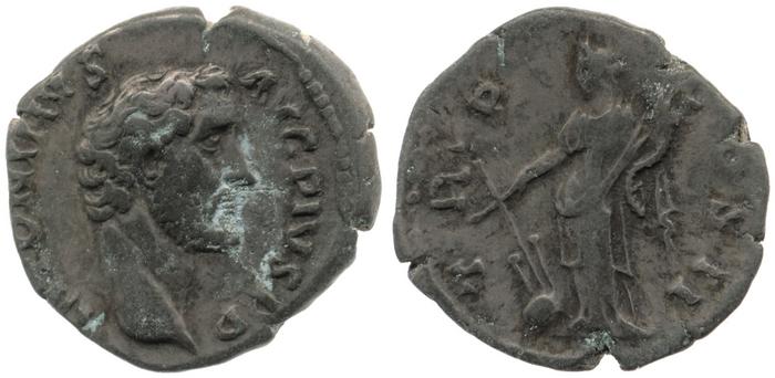реверс RIC III Antoninus Pius 41
