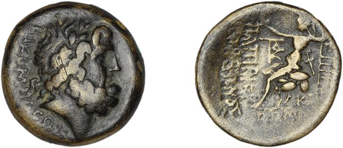 реверс C. Papirius Carbo Nicomedia Waddington 1910 1-2