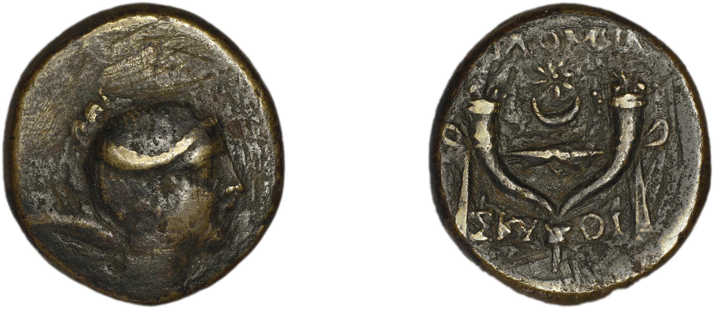 Philomelium BMC Philomelium 3-6, аверс, Британский музей