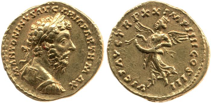 реверс RIC III Marcus Aurelius 165