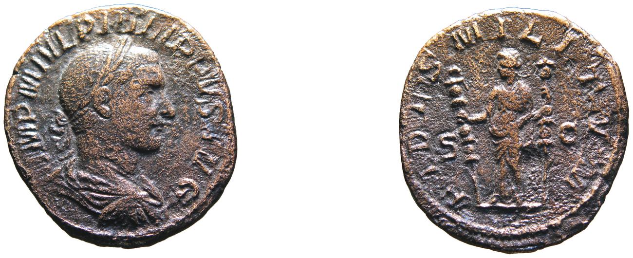 obverse RIC IV Philip I 172A