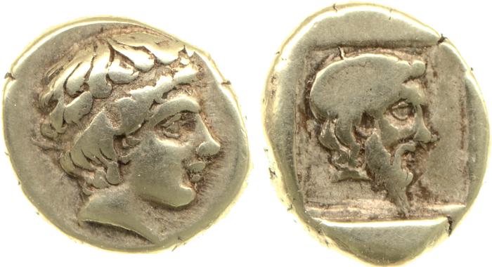 Mytilene Bodenstedt 1981 Series 3.52, реверс, Британский музей