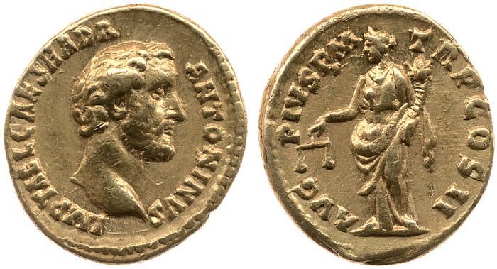 реверс RIC III Antoninus Pius 17A