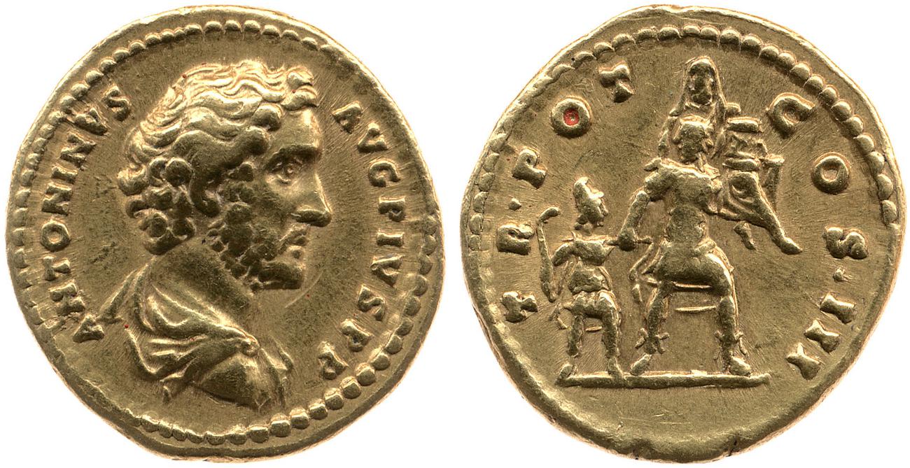 аверс RIC III Antoninus Pius 91