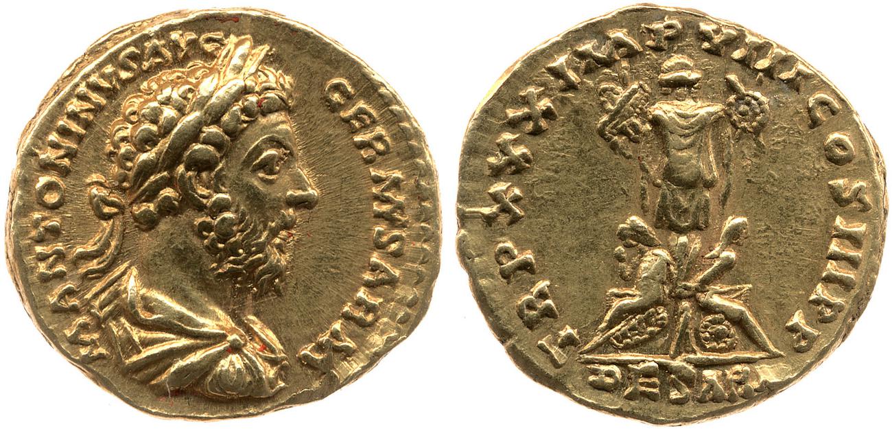 аверс RIC III Marcus Aurelius 340