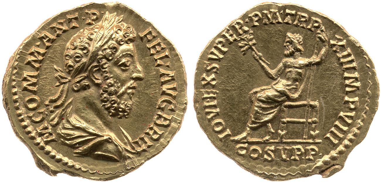 аверс RIC III Commodus 153