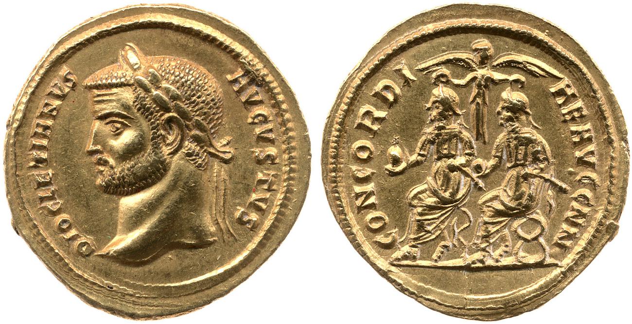 аверс RIC V Diocletian 313