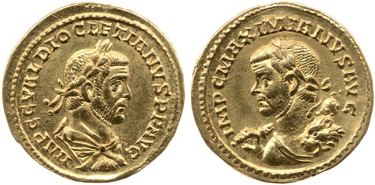 obverse RIC V Diocletian 334