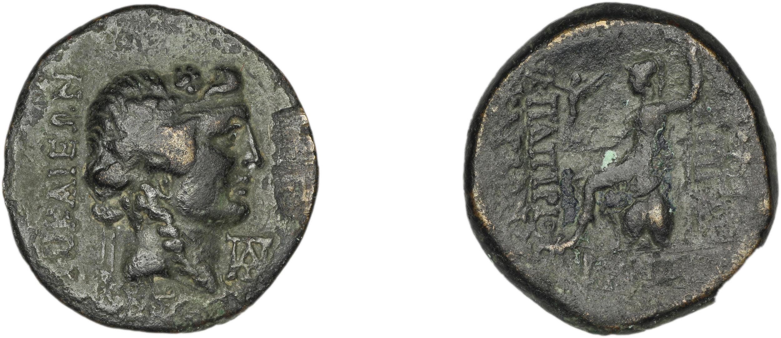 аверс C. Papirius Carbo Nicaea Waddington 1910 5-7