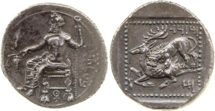 Mazaeus Tarsus Newell 1920 Series I, реверс, Британский музей