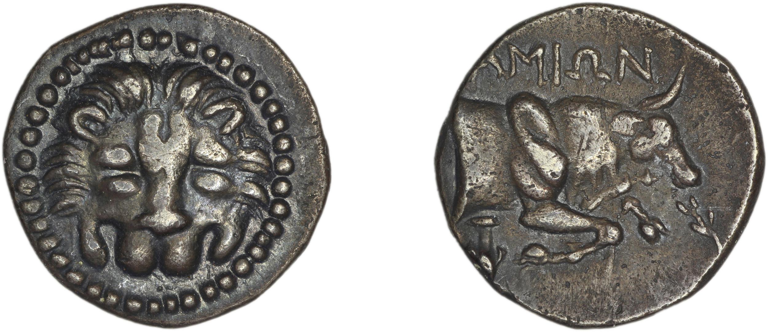 Samos Barron 1966 Ptolemaic octobols, аверс, bm