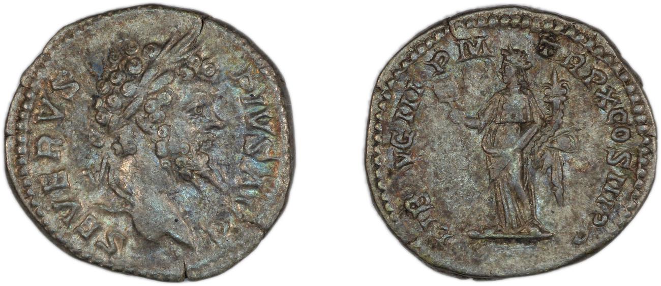 obverse RIC IV Septimius Severus 182