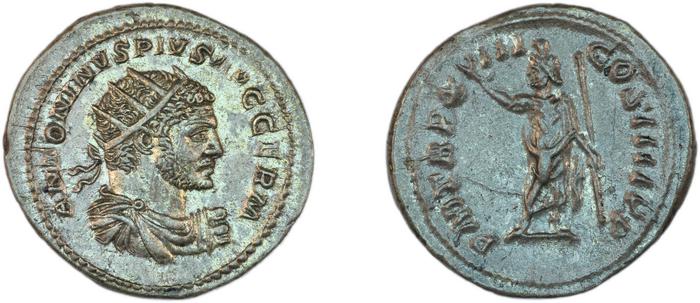 RIC IV Caracalla 263E, реверс, bm
