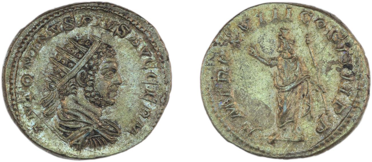 RIC IV Caracalla 263E, аверс, bm