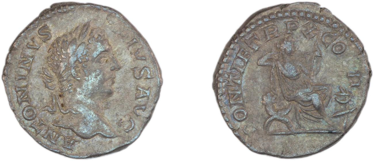 RIC IV Caracalla 92, аверс, bm