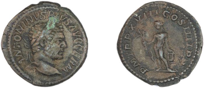 RIC IV Caracalla 254, реверс, Британский музей