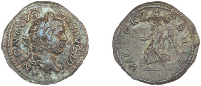 RIC IV Caracalla 231, реверс, Британский музей