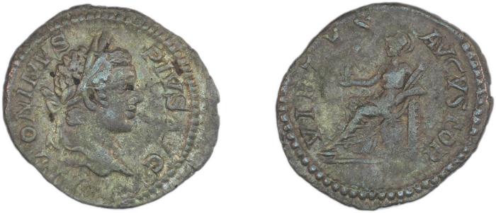 RIC IV Caracalla 176, реверс, Британский музей
