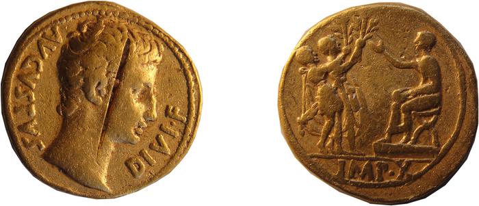 RIC I (second edition) Augustus 164A, реверс, bm