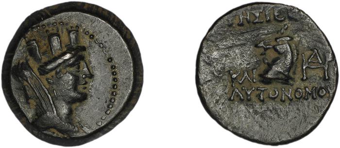 Aegeae Bloesch 1982 Period 4C.113-72, реверс, Британский музей