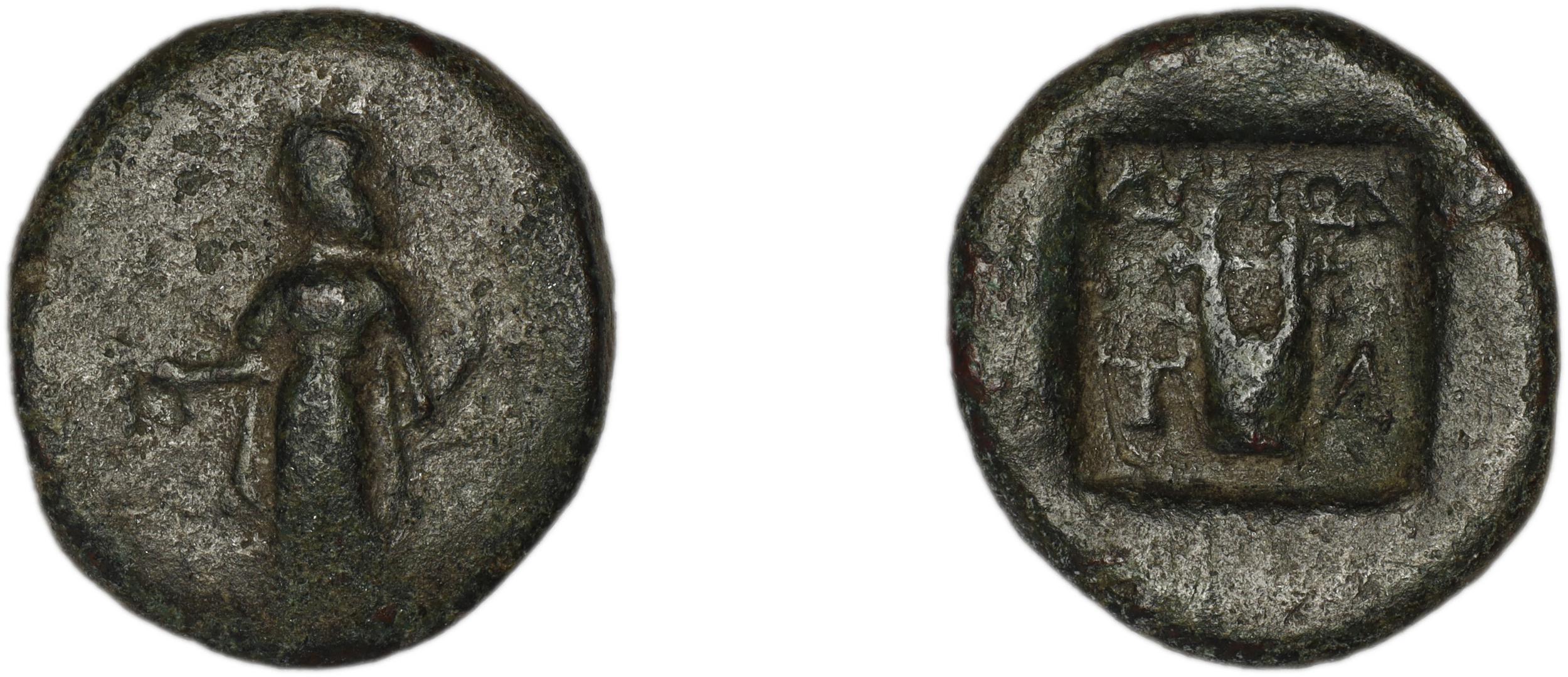 аверс Lycian League Tlos Troxell 1982 3.65
