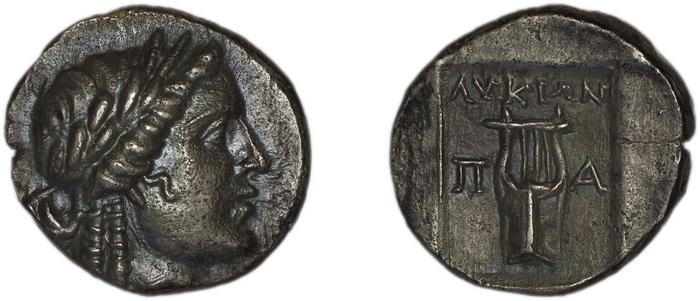 Lycian League Patara Troxell 1982 2.19, реверс, Британский музей