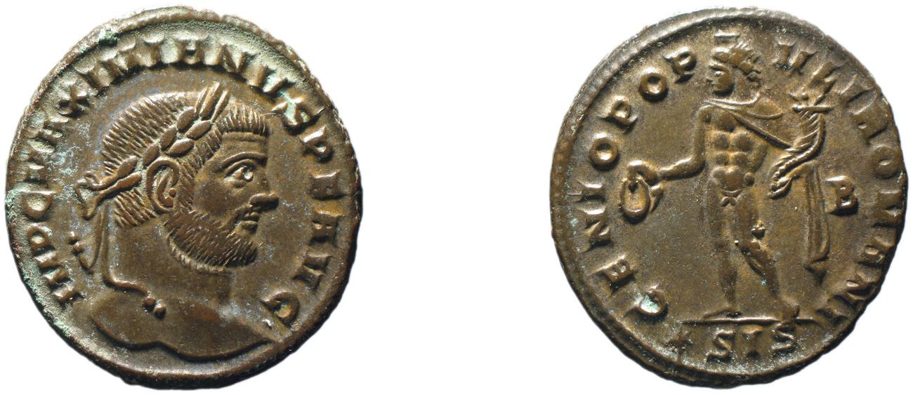 RIC VI Siscia 85b, аверс, bm