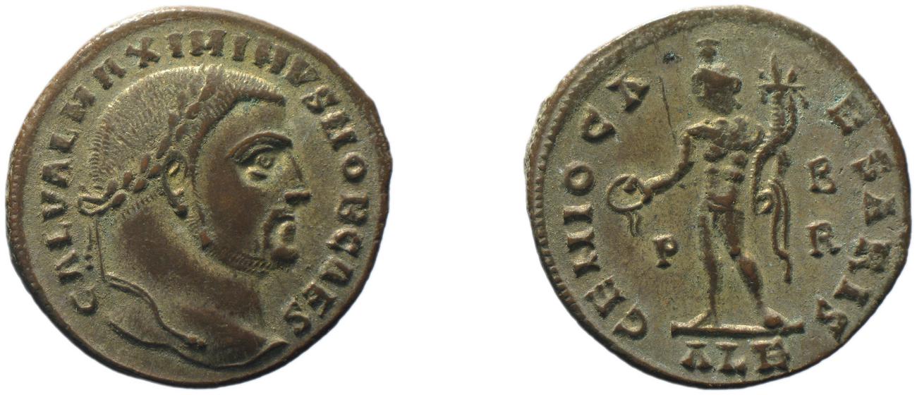 RIC VI Alexandria 71, аверс, bm