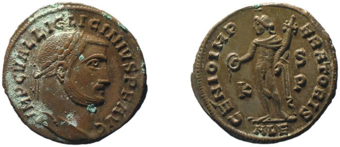 RIC VI Alexandria 101b, реверс, bm