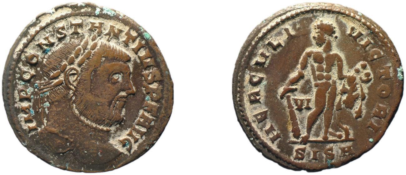 RIC VI Siscia 165a, аверс, bm