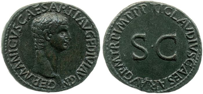 реверс RIC I (second edition) Claudius 106