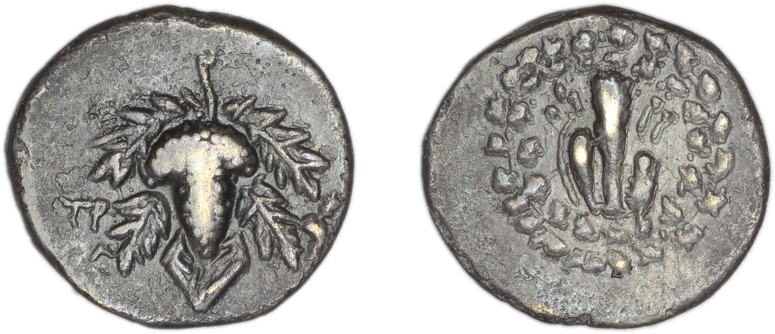 obverse Tralles Kleiner and Noe 1977 16, drachms