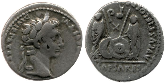 RIC I (second edition) Augustus 212, реверс, bm