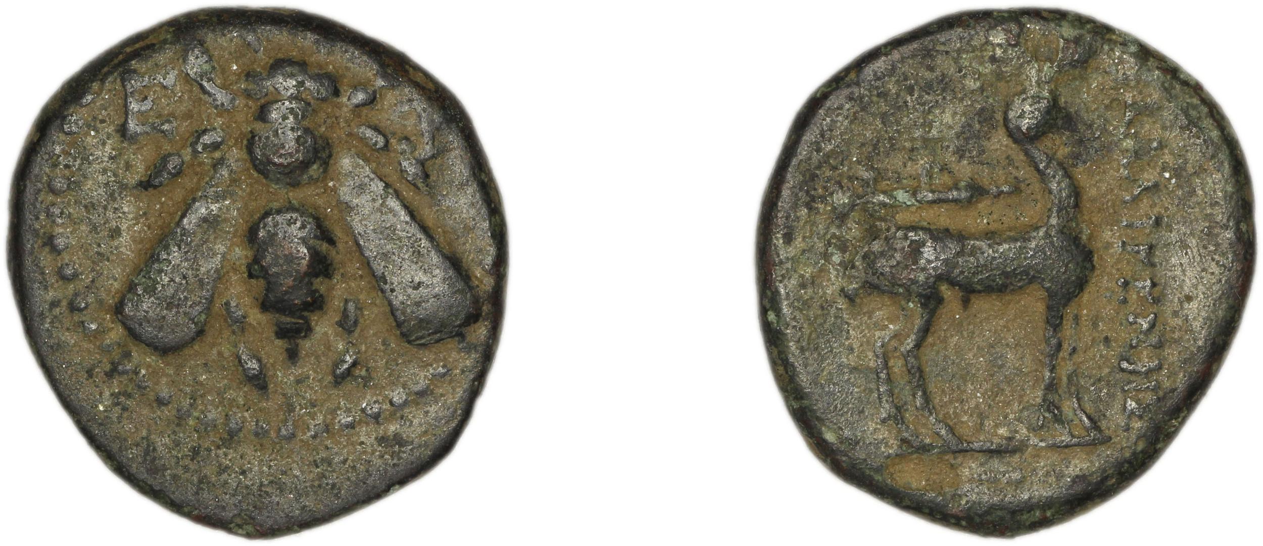 Ephesus Kinns and Holt 2023 Period V, AE XIV, аверс, Британский музей