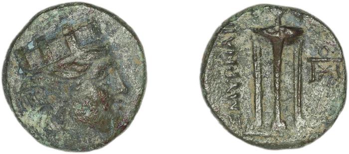 реверс Smyrna Milne 1923 Period V F