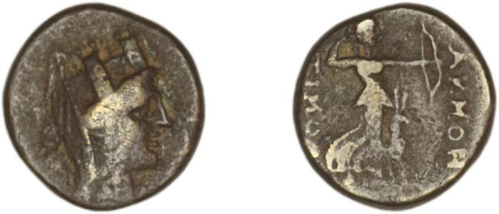 Acmoneia SNG Copenhagen Acmoneia 16, реверс, bm