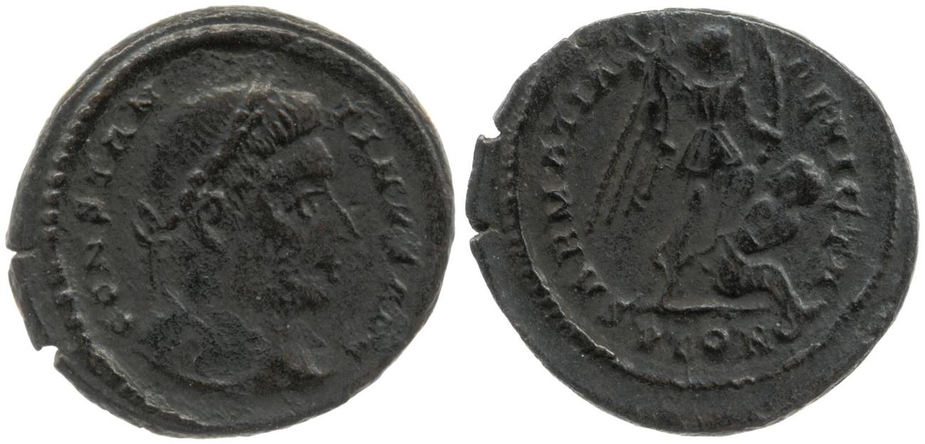 RIC VII Londinium 289, аверс, Британский музей