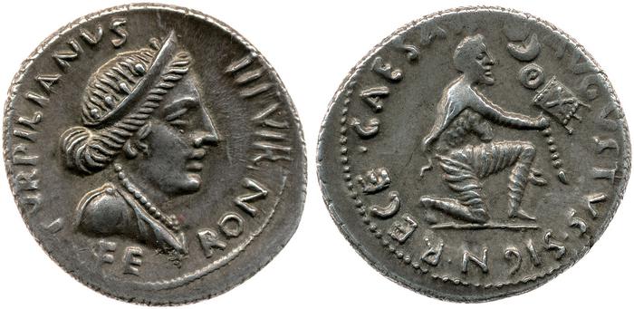 RIC I (second edition) Augustus 288, реверс, bm