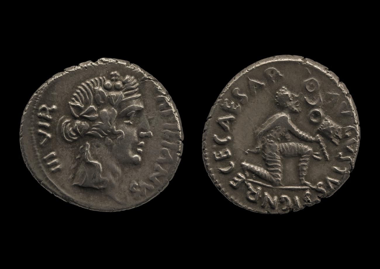 RIC I (second edition) Augustus 287, аверс, bm