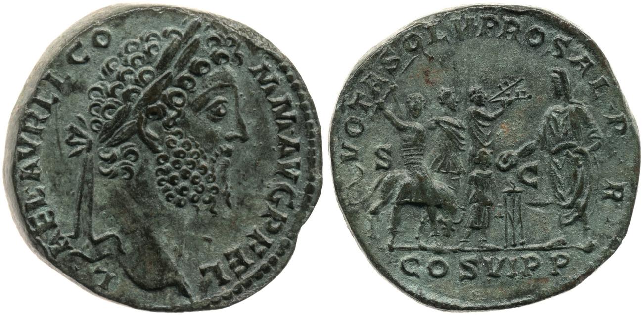 аверс RIC III Commodus 602