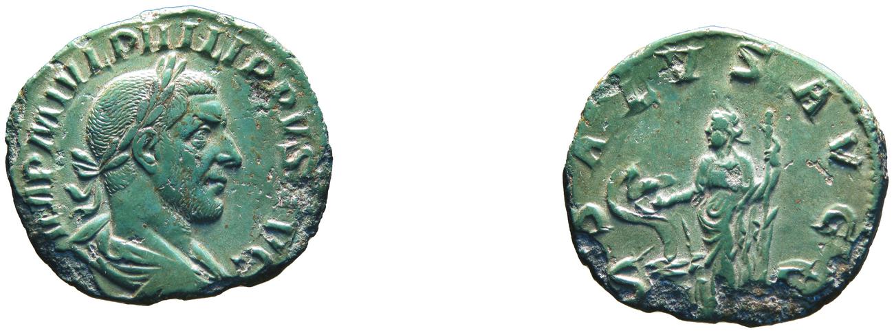 RIC IV Philip I 187A, аверс, bm