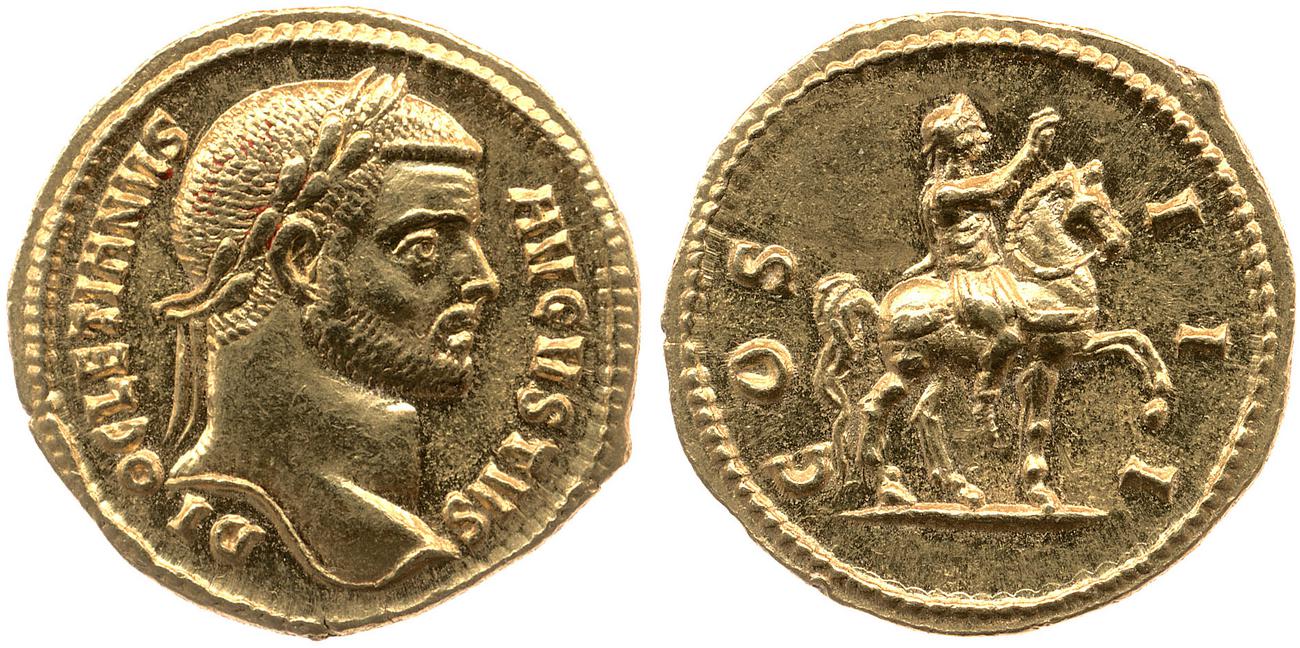аверс RIC V Diocletian 287