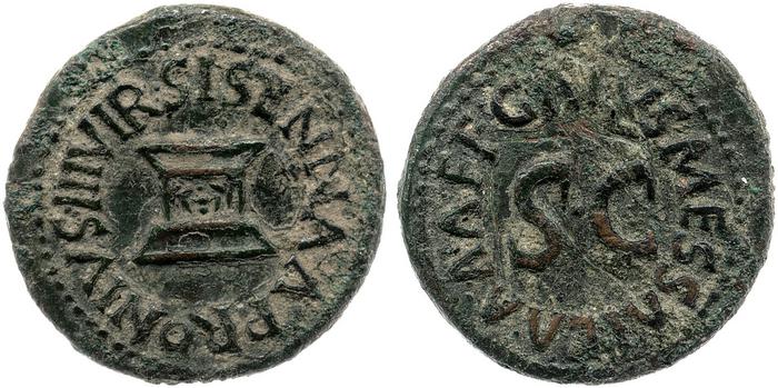 RIC I (second edition) Augustus 459, реверс, Британский музей