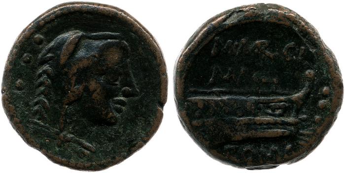 RRC 245/3, реверс, Британский музей
